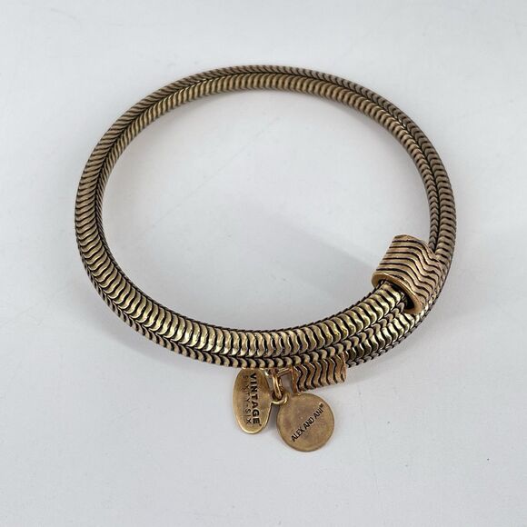 Alex and Ani Bracelet Lot of 6 Expandable Bangles Beaded Gold Silver Tone - Picture 3 of 7